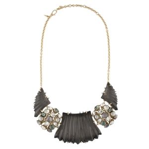 Gold-tone Alexis Bittar Cluster Bib necklace